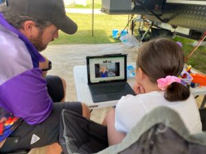 Brady Family – Homeschooling (Credit S. Brady)