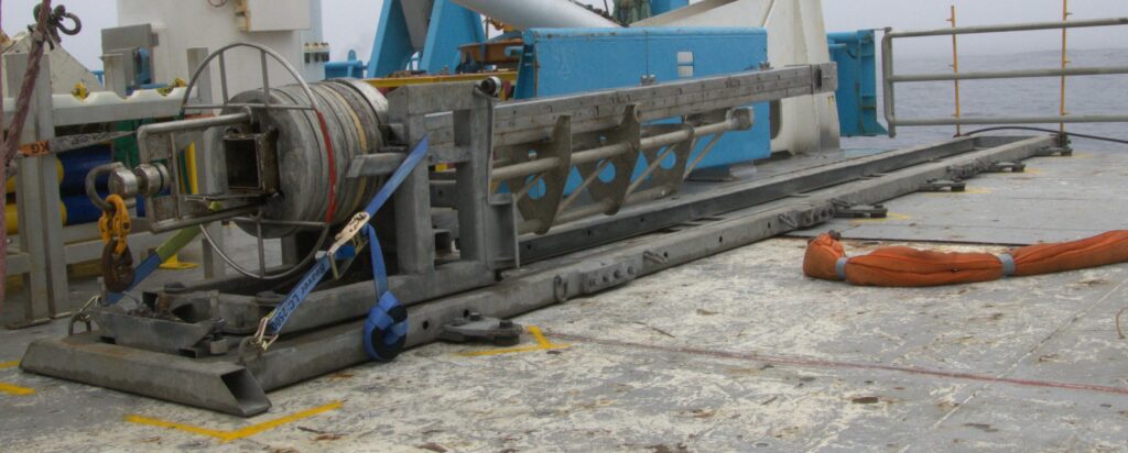 Kasten corer. Image credit: J. Lalime.