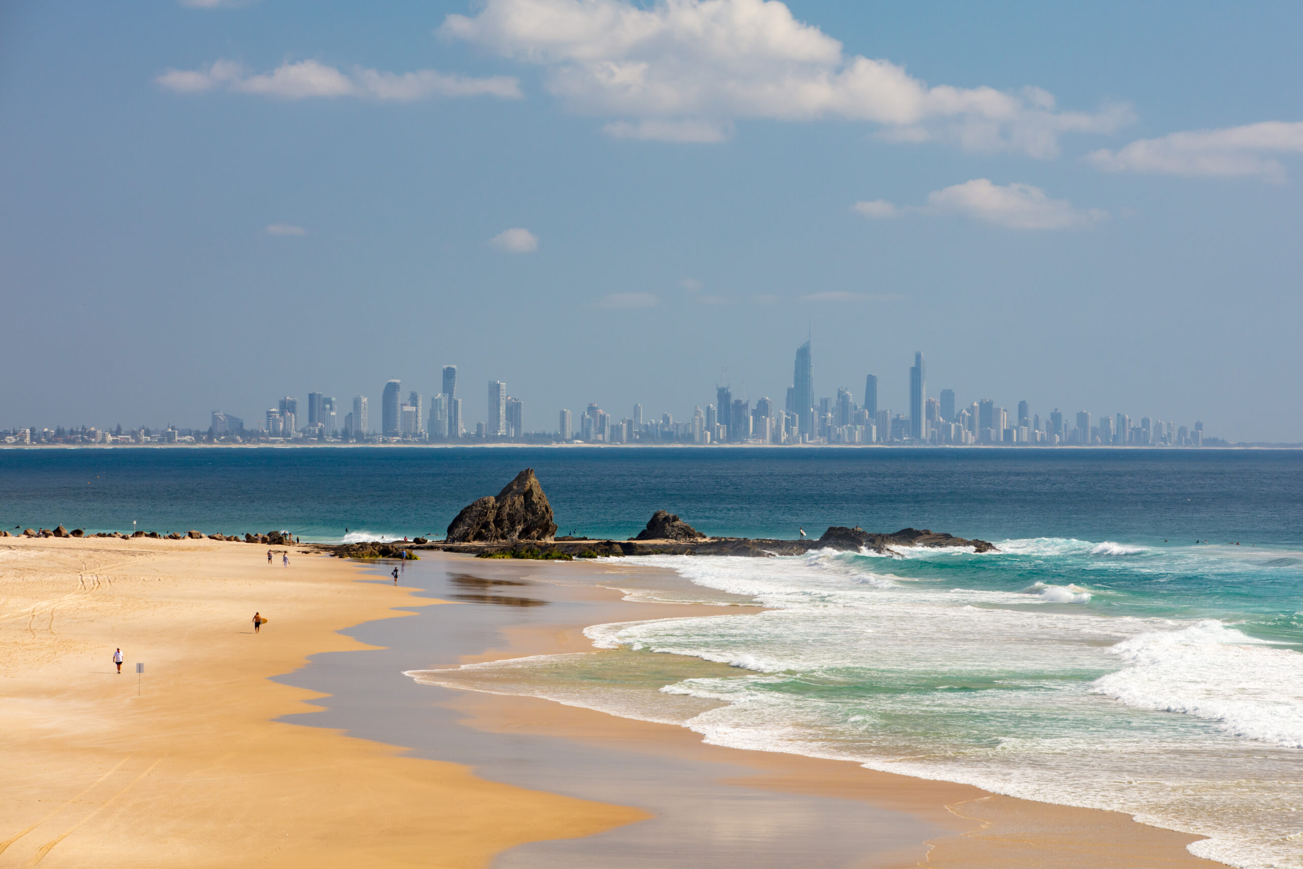 Gold Coast Australia. Approximately 85 per cent of Australia's population live in coastal areas.