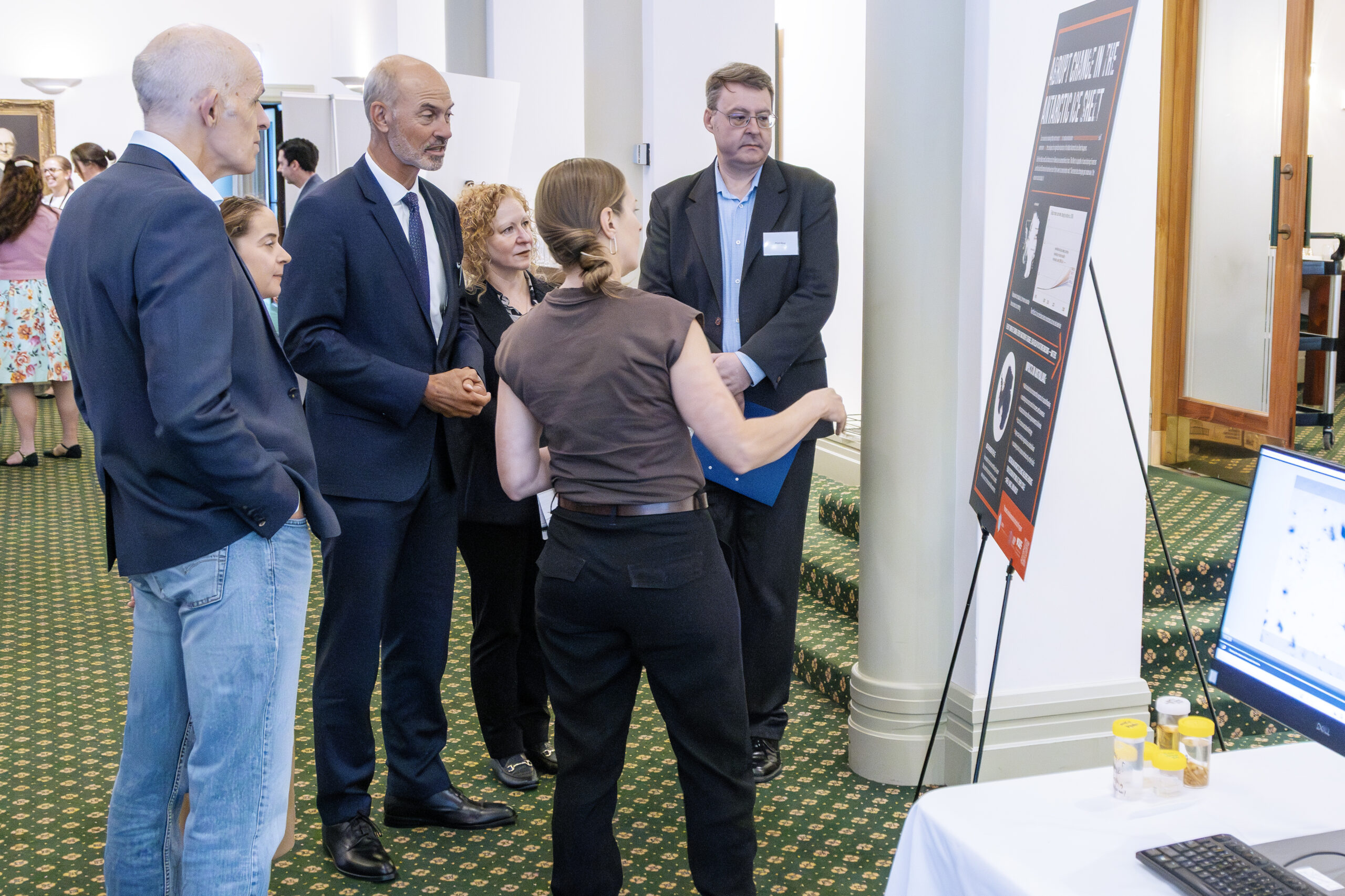 Representatives from all three levels of government joined our leading Antarctic and Southern Ocean scientists to explore why Antarctica matters to Tasmania. Image credit: Peter W Allen UTAS.
