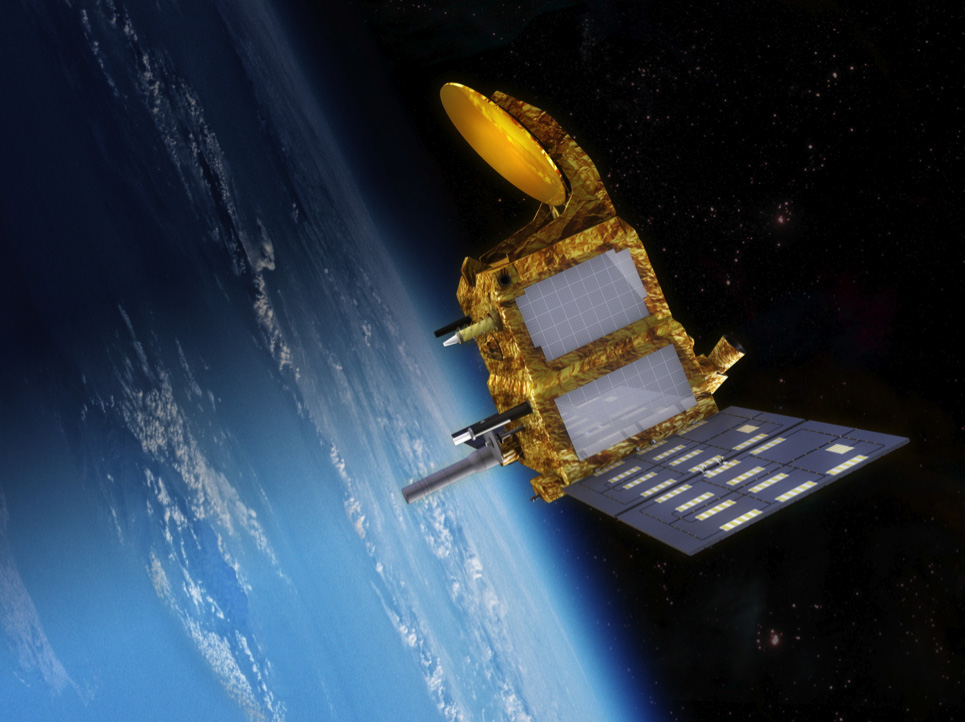 The radar altimeter on the SARAL-Altika satellite launched in 2013 by India and France measures the topography of the ocean surface with an accuracy of 8 mm. (graphic: NASA)