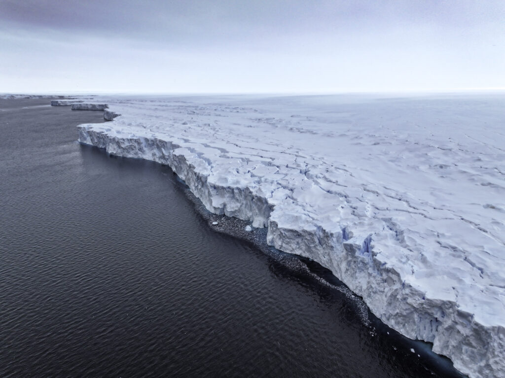 The Denman Glacier in East Antarctica has the potential to contribute up to 1.5 metres of global sea level rise if fully melted. Credit: Pete Harmsen / AAD.