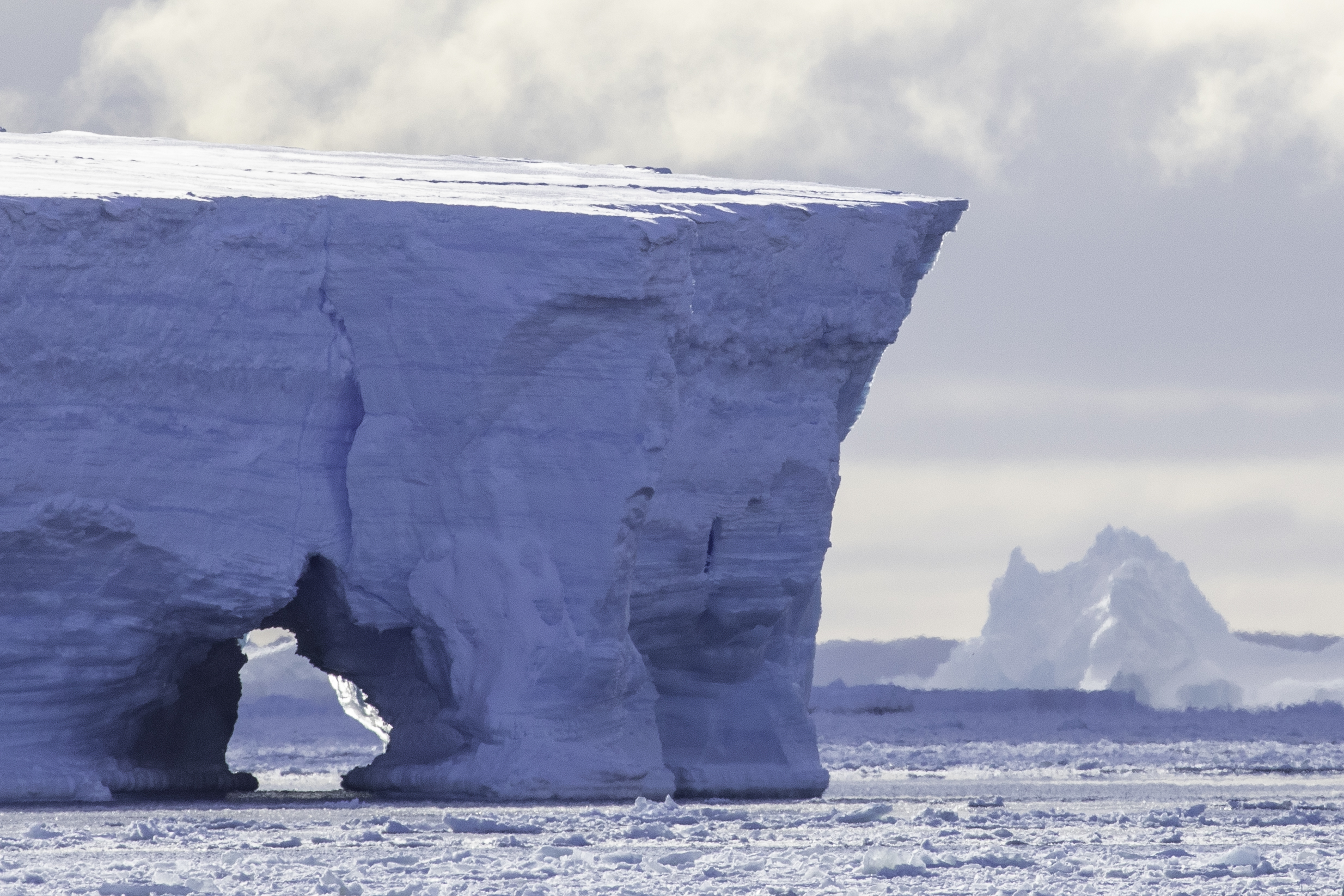Melting ice near Denman Glacier in East Antarctica. Credit: Pete Harmsen (AAD)