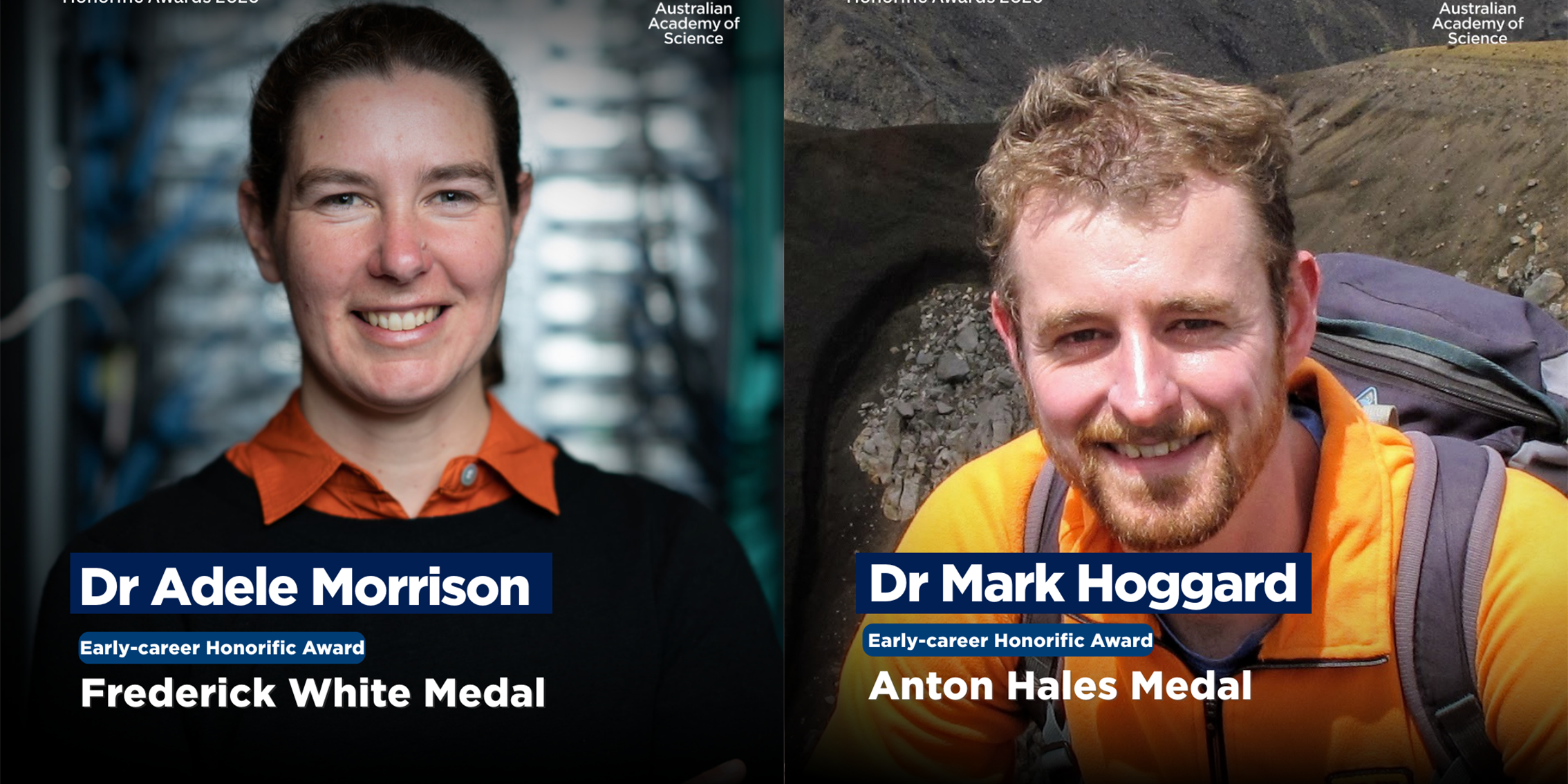 Dr Adele Morrison and Dr Mark Hoggard